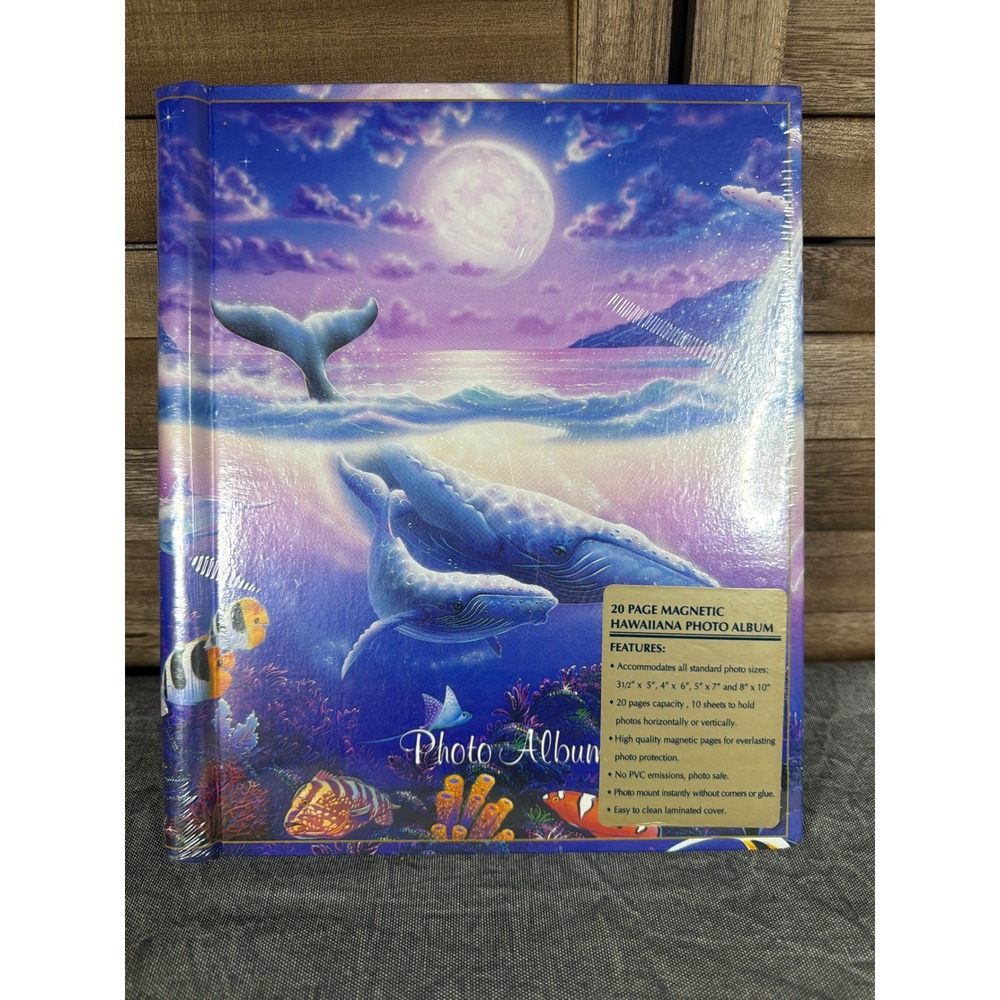 Island Heritage Photo Album OS Tropical Treasures Blue Whale Sea Turtle NEW